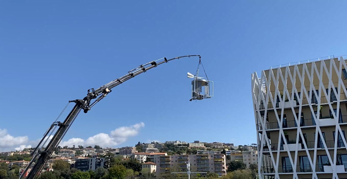 New wind turbine for the IMREDD in Nice